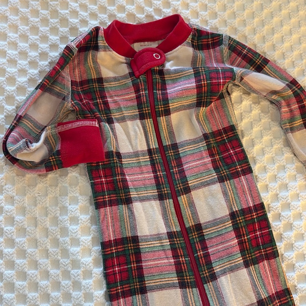 Hanna Andersson Buffalo Plaid footless